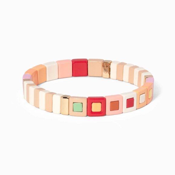 Roxanne Assoulin Strawberry Cream Bracelet Squared - Picture 1 of 2